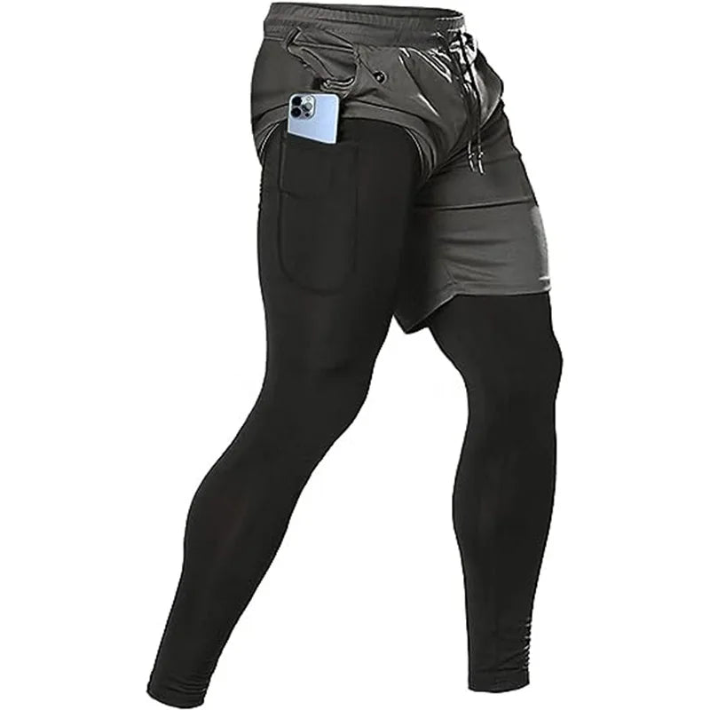 SweatNordic Men's Sport Pants 2 in1